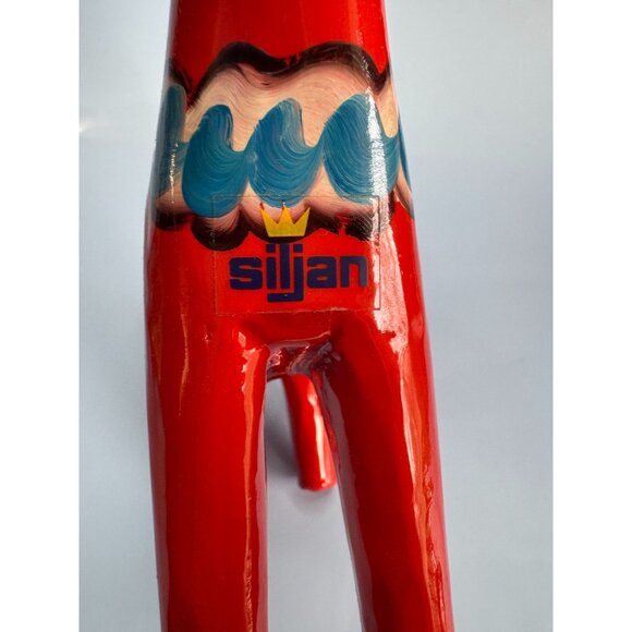 Rare Swedish Red Dala Siljan's Horse By Nils Olsson Hand-Painted Folk Art 7" - Picture 2 of 5